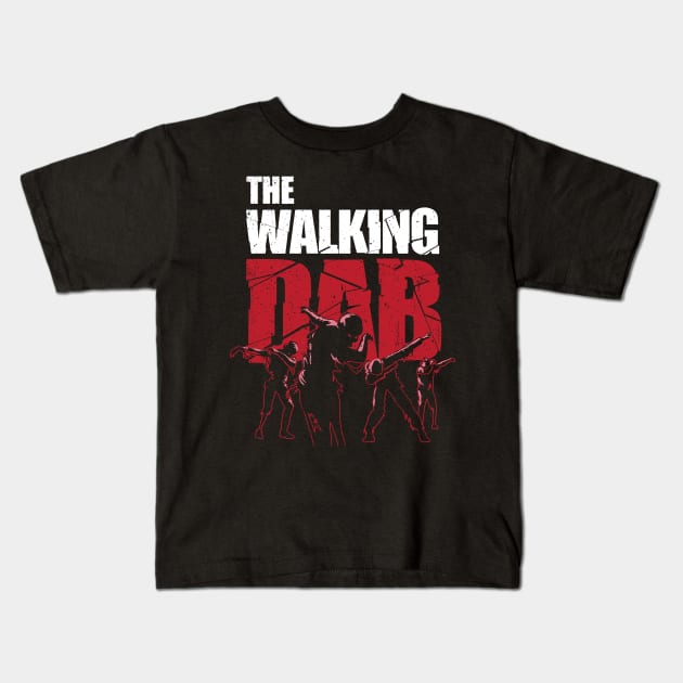 Dabbing Walking Dab Zombie T-shirt Kids T-Shirt by vo_maria